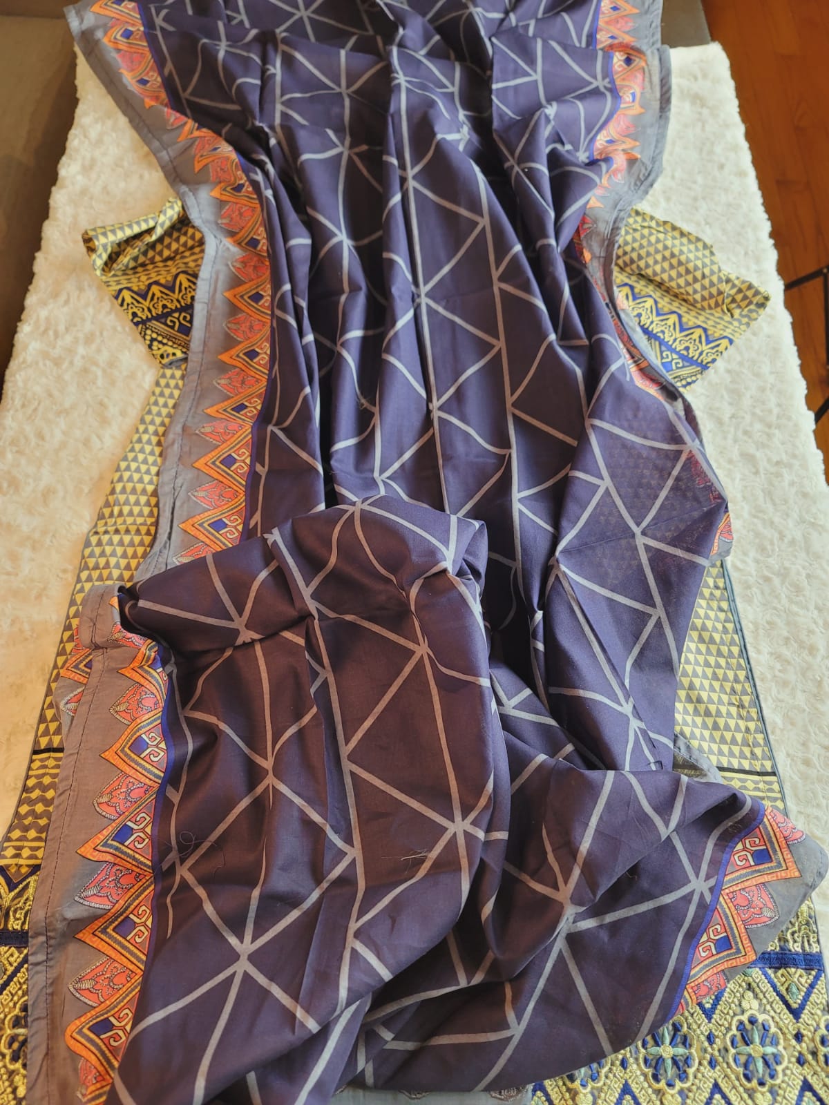 Pakistani lawn Embroidered Salwar kameez Ready To Ship