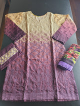 Pakistani linen Embroidered Salwar kameez Ready To Ship