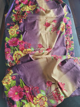 Pakistani linen Embroidered Salwar kameez Ready To Ship