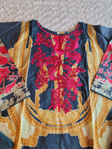 Pakistani lawn Embroidered Salwar kameez Ready To Ship