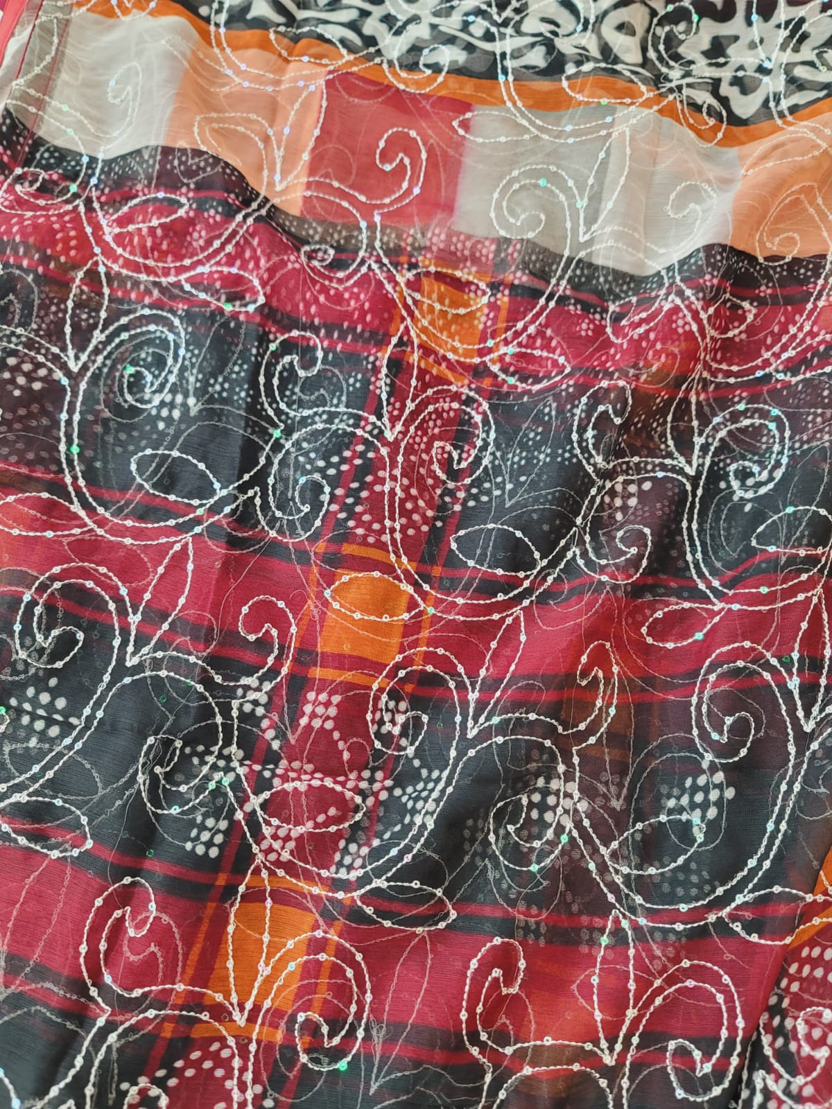 Pakistani lawn Embroidered Salwar kameez Ready To Ship