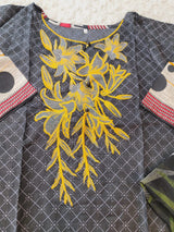 Pakistani lawn Embroidered Salwar kameez