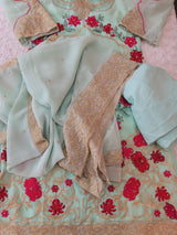 Pakistani Stitched Embroidery Party Wear Dresses Ready To Ship