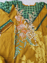 Pakistani lawn Embroidered Salwar kameez ready to ship