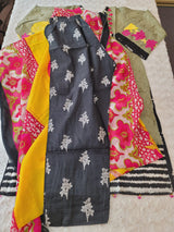 Pakistani lawn Embroidered Salwar kameez ready to ship