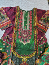 Pakistani stitched  lawn Embroidered Salwar kameez ready to ship