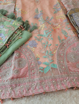 Pakistani Stitched Embroidery Party Wear Dresses Ready To Ship