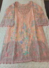 Pakistani Stitched Embroidery Party Wear Dresses Ready To Ship