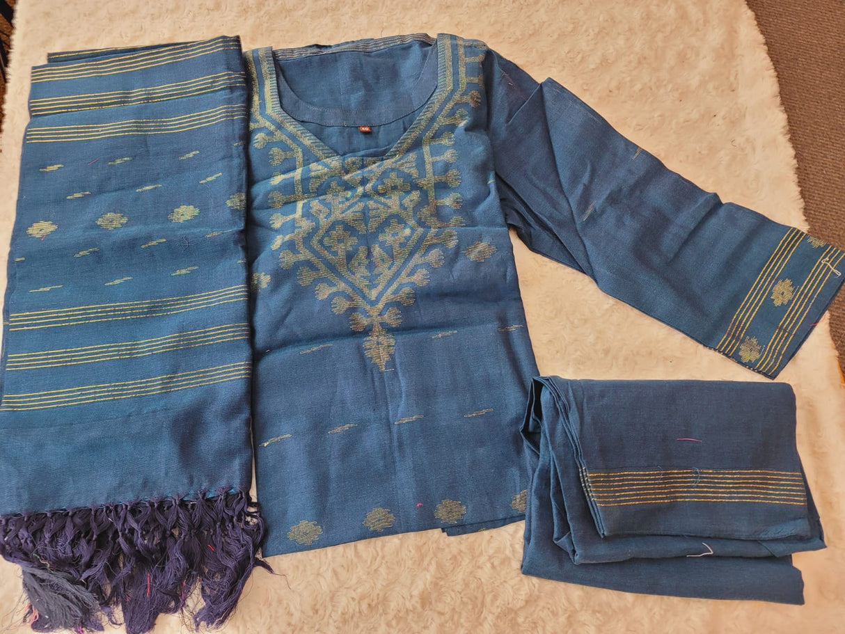 Bangladeshi Jamdani salwar kamiz
