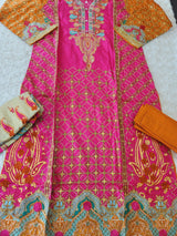 Pakistani stitched  lawn Embroidered Salwar kameez ready to ship