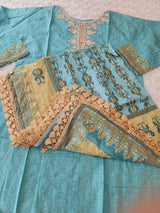 Pakistani stitched  lawn Embroidered Salwar kameez ready to ship