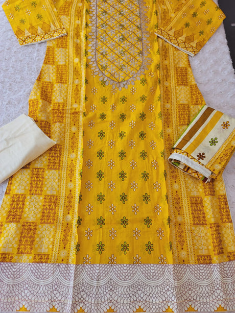 Pakistani stitched  lawn Embroidered Salwar kameez ready to ship