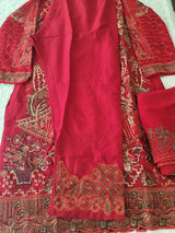 Pakistani Stitched Embroidery Party Wear Dresses Ready To Ship