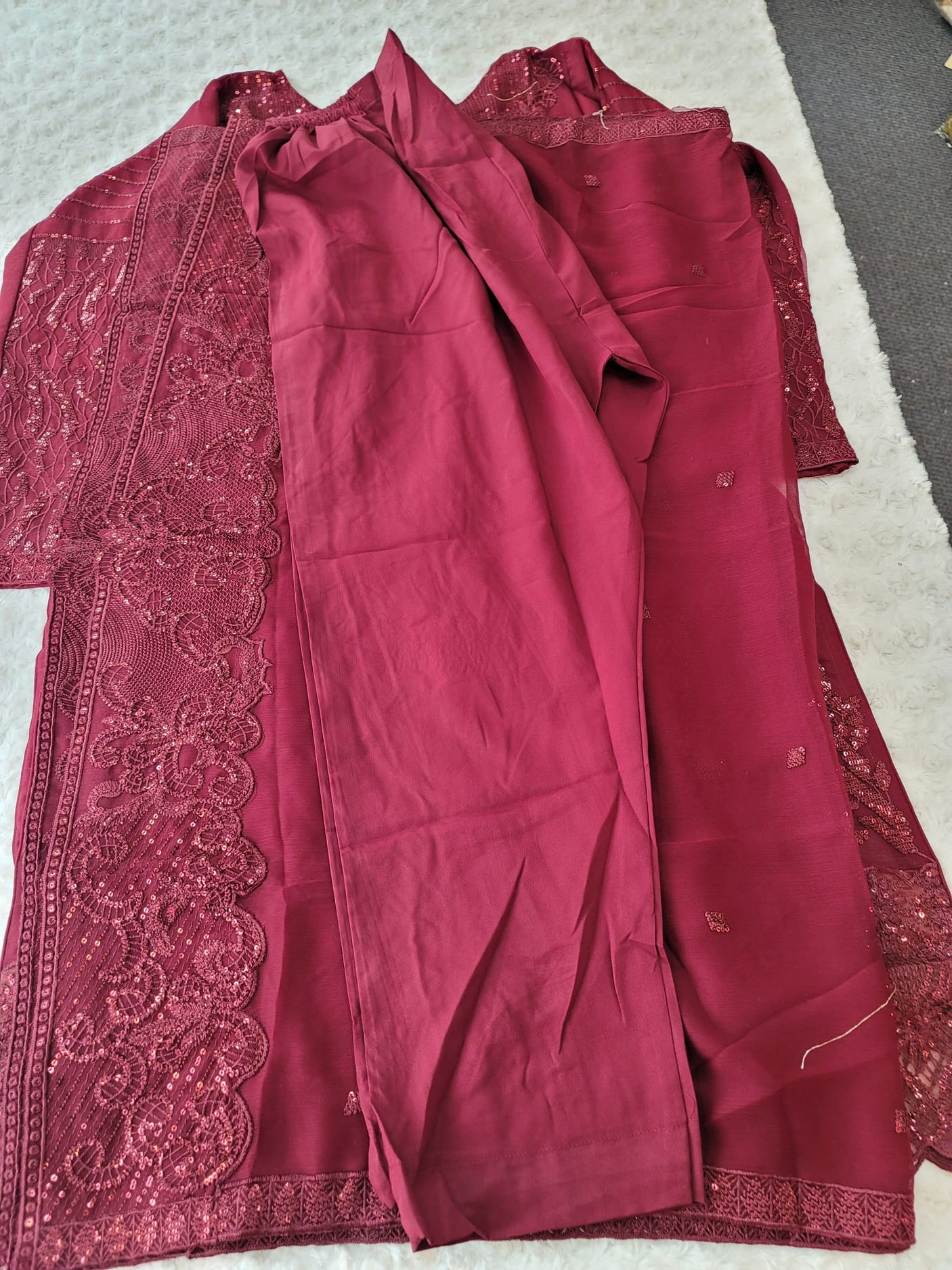 Pakistani Stitched Embroidery Party Wear Dresses Ready To Ship