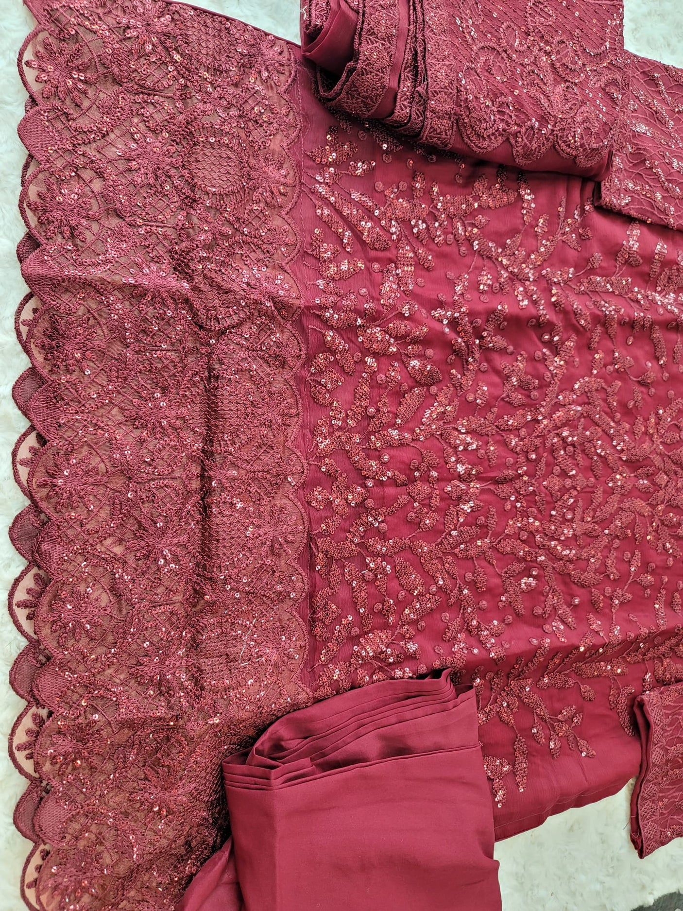 Pakistani Stitched Embroidery Party Wear Dresses Ready To Ship