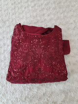 Pakistani Stitched Embroidery Party Wear Dresses Ready To Ship