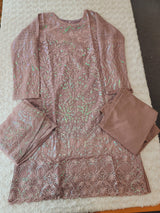 Pakistani Stitched Embroidery Party Wear Dresses Ready To Ship