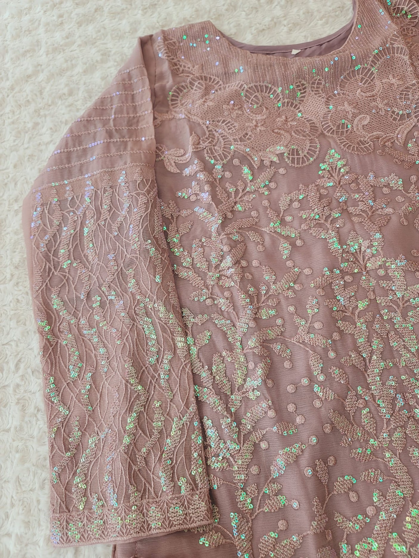 Pakistani Stitched Embroidery Party Wear Dresses Ready To Ship