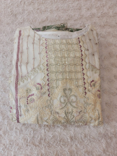 Pakistani Stitched Embroidery Party Wear Dresses Ready To Ship