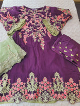 Pakistani Stitched Embroidery Party Wear Dresses Ready To Ship