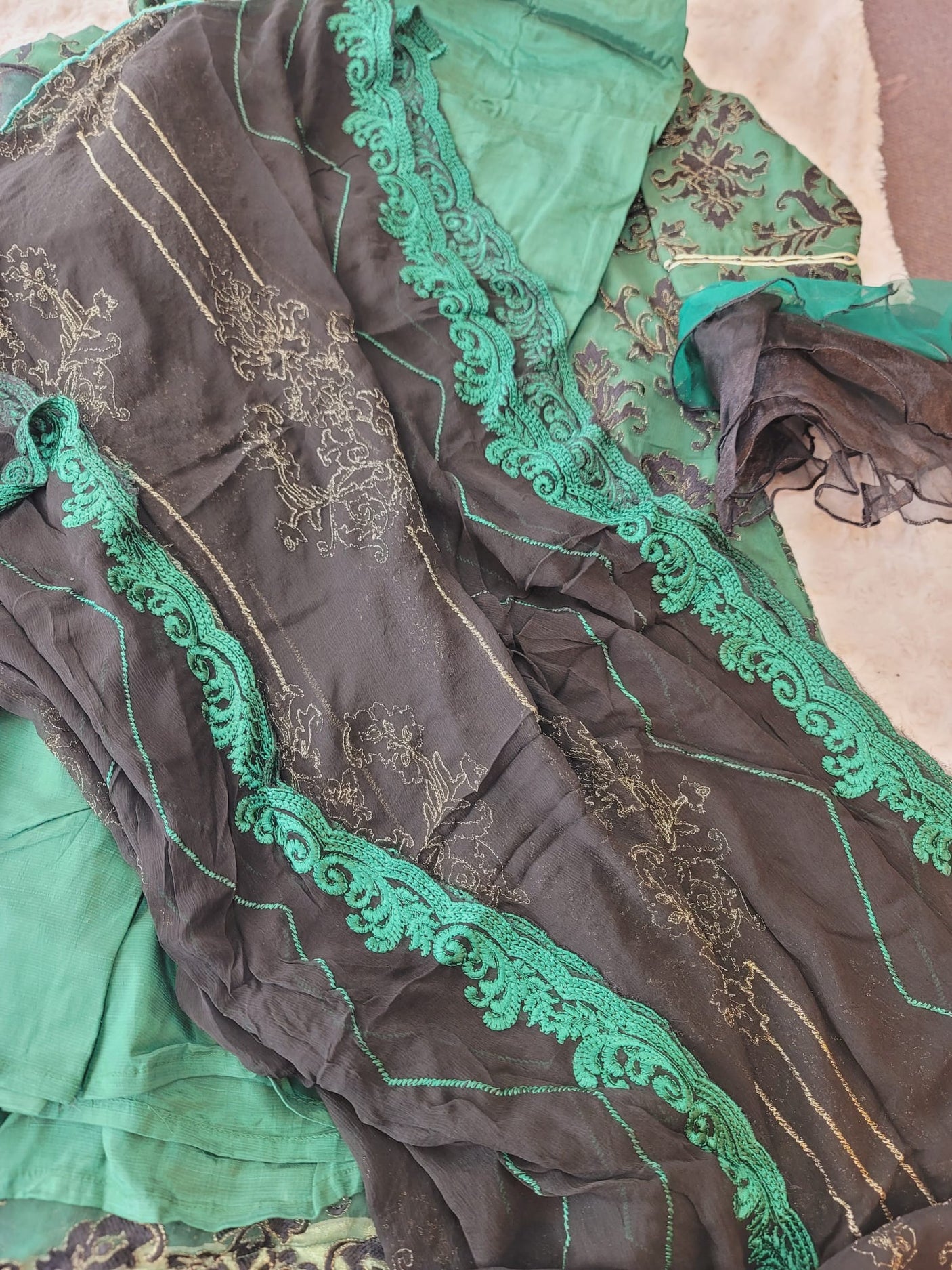 Pakistani Stitched Embroidery Party Wear Dresses Ready To Ship