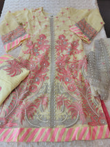 Pakistani Stitched Embroidery Party Wear Dresses Ready To Ship