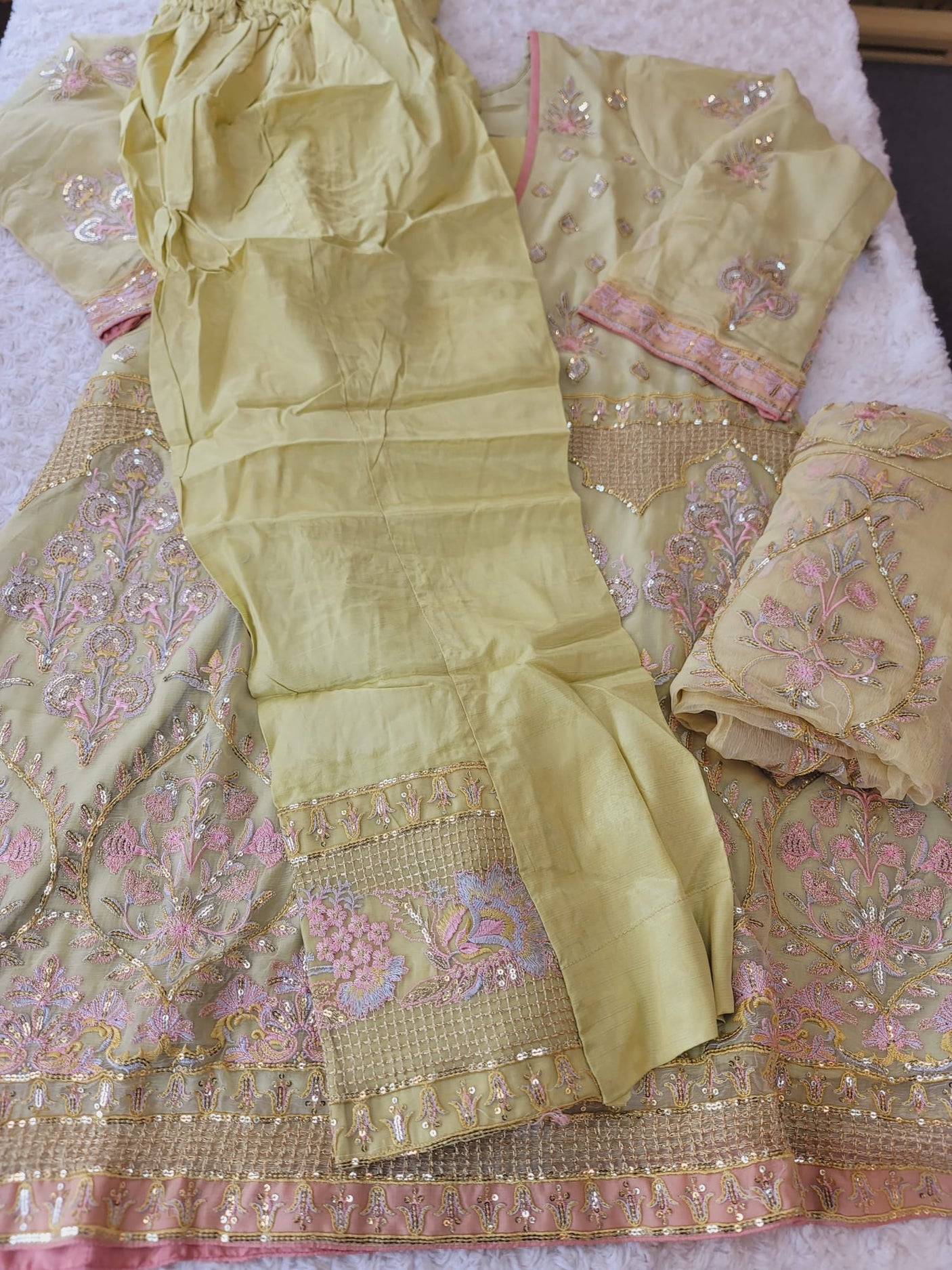 Pakistani Stitched Embroidery Party Wear Dresses Ready To Ship