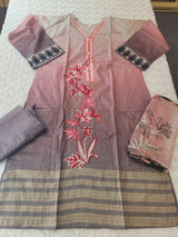 Pakistani Stitched Embroidered Lawn Salwar kameez ready to ship