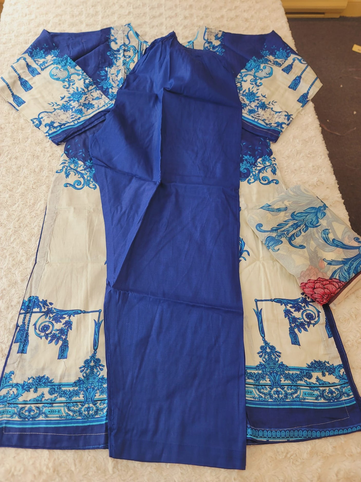 Pakistani Stitched Embroidered Lawn Salwar kameez ready to ship