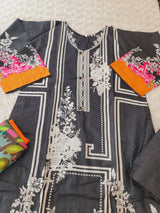 Pakistani Stitched Embroidered Lawn Salwar kameez ready to ship