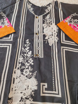 Pakistani Stitched Embroidered Lawn Salwar kameez ready to ship