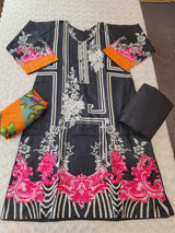 Pakistani Stitched Embroidered Lawn Salwar kameez ready to ship