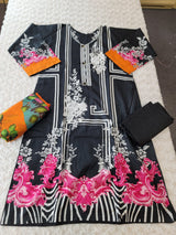 Pakistani Stitched Embroidered Lawn Salwar kameez ready to ship