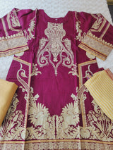 Pakistani Stitched Embroidered Lawn Salwar kameez ready to ship