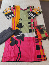 Pakistani Stitched Embroidered Lawn Salwar kameez ready to ship