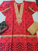 Pakistani Stitched Embroidered Lawn Salwar kameez ready to ship