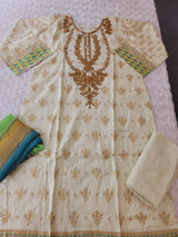 Pakistani Stitched Embroidered Lawn Salwar kameez ready to ship