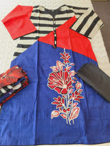 Pakistani Stitched Embroidered Lawn Salwar kameez ready to ship