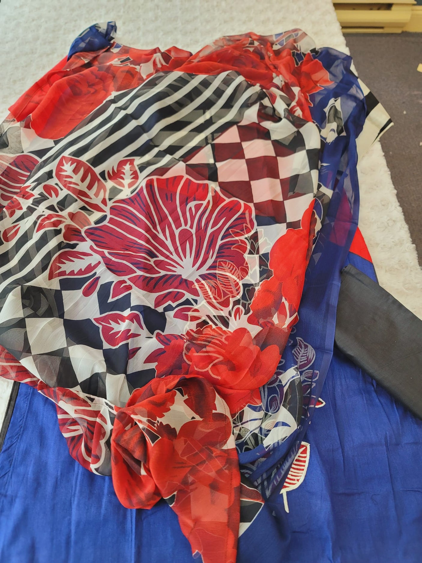 Pakistani Stitched Embroidered Lawn Salwar kameez ready to ship