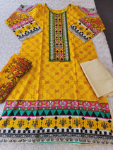 Pakistani Stitched Embroidered Lawn Salwar kameez ready to ship