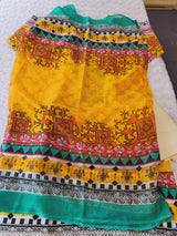 Pakistani Stitched Embroidered Lawn Salwar kameez ready to ship