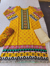 Pakistani Stitched Embroidered Lawn Salwar kameez ready to ship