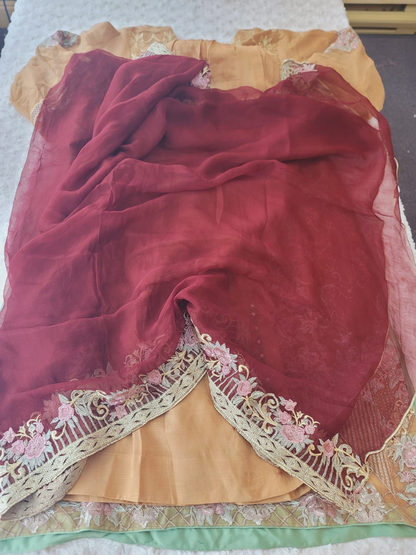 Pakistani Stitched Embroidery Party Wear Dresses Ready To Ship