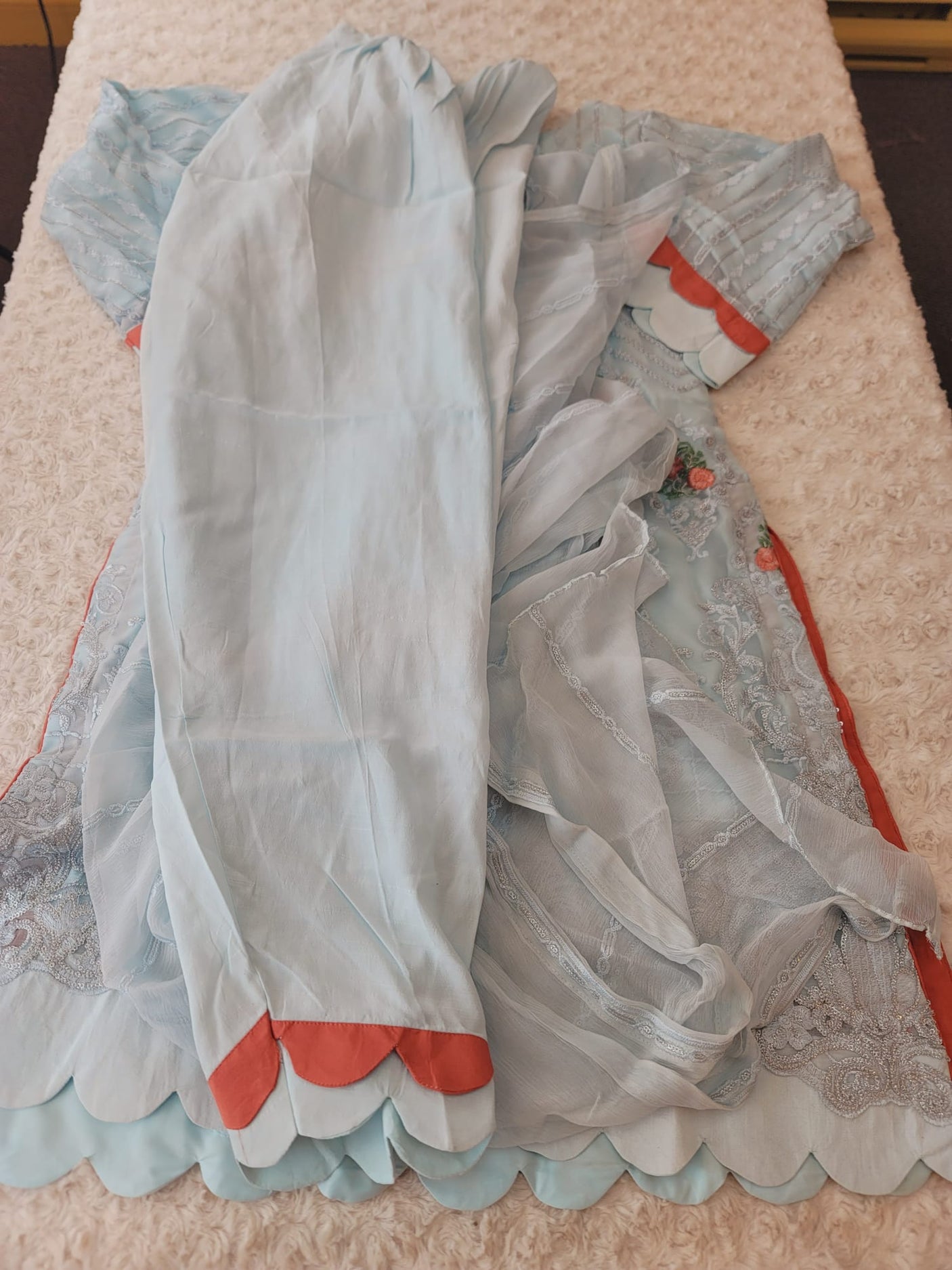 Pakistani Stitched Embroidery Party Wear Dresses Ready To Ship