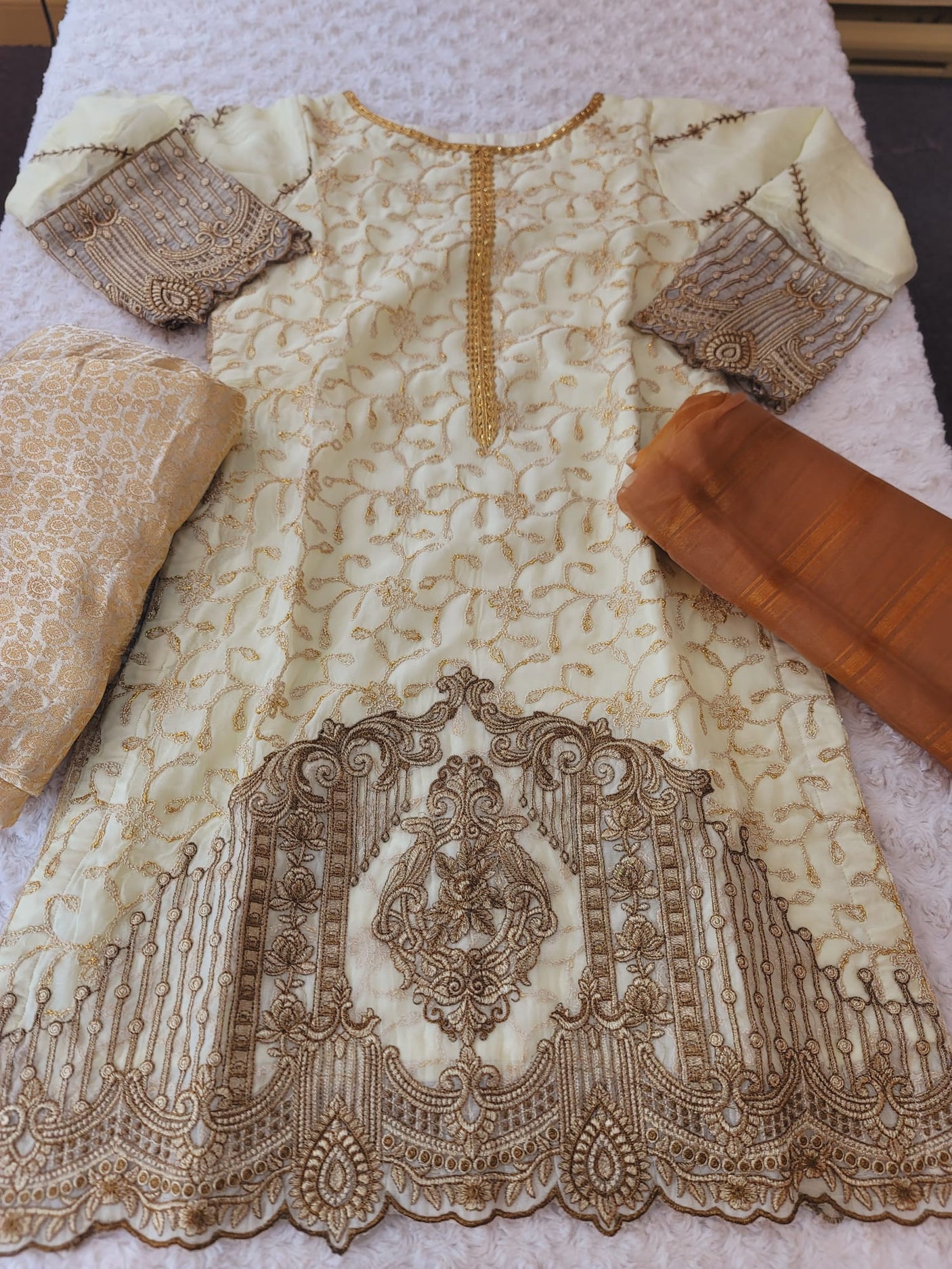 Pakistani Stitched Embroidery Party Wear Dresses Ready To Ship