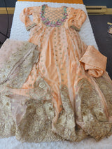 Pakistani Stitched Embroidery Party Wear Dresses Ready To Ship