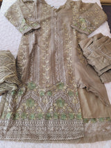 Pakistani Stitched Embroidery Party Wear Dresses Ready To Ship