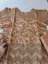 Pakistani Stitched Embroidery Party Wear Dresses Ready To Ship
