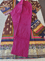 Pakistani Stitched lawn Embroidered Salwar kameez ready to ship