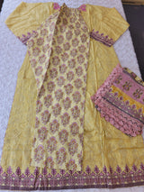 Pakistani Stitched lawn Embroidered Salwar kameez ready to ship